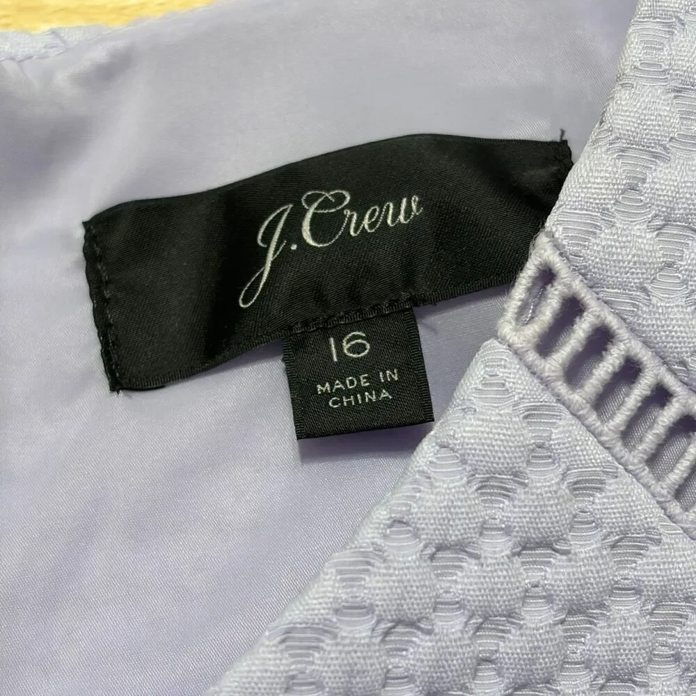 J. Crew Portfolio Sheath Career Wear Work Classy Minimalist Preppy Dress Size 16